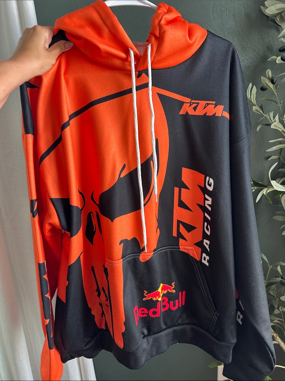 KTM x Red Bull Men’s Orange & Black Racing Hoodie